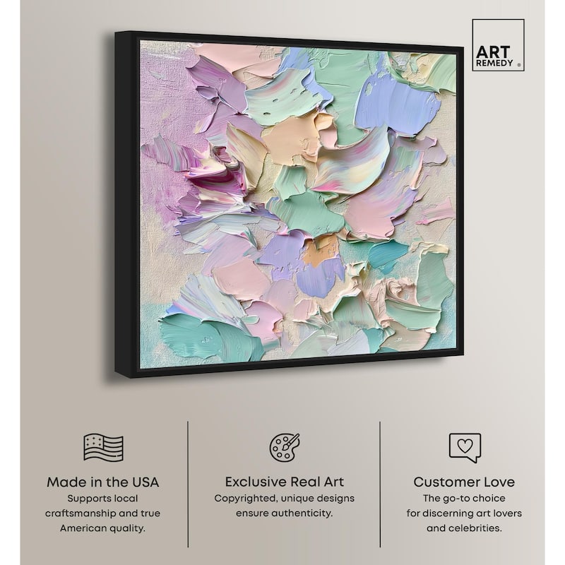 Flowing Mousse II Canvas by Art Remedy
