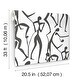 preview thumbnail 6 of 5, York Wallcoverings Joyful Dancers Carbon Black Wallpaper