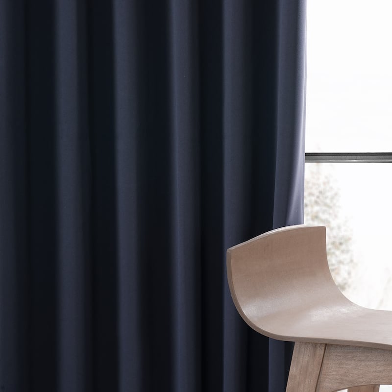 Exclusive Fabrics Performance Woven Blackout Curtain Pair (2 Panels)