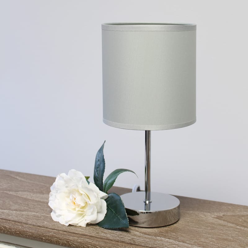 Simple Designs 11.81" Basic Mini Table Lamp with Feit LED Bulb Included - 11.81