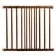 preview thumbnail 1 of 4, Evenflo 1051610 32 Inch Tall Top of Stairs Farmhouse Walk Thru Baby Gate, Brown - 7.3