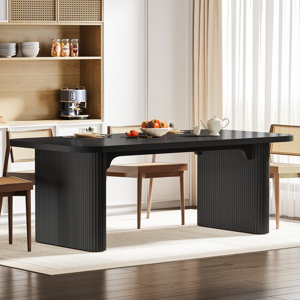 Wood Dining Table, Modern Kitchen Table, Dining Room Accent Table