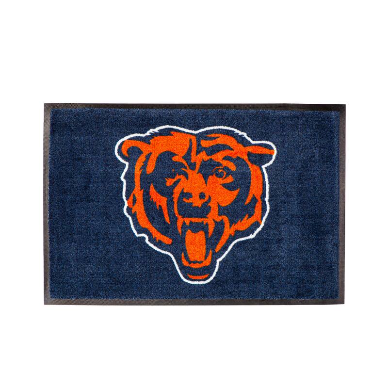 Nylon Indoor/Outdoor Entryway Door Mat, Chicago Bears - 2' x 3'