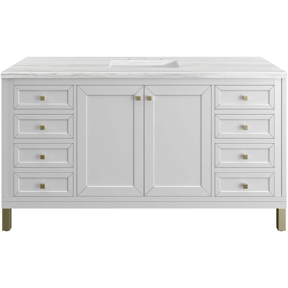 James Martin Vanities 503-V60S-3AF Chicago 60" Free Standing Single