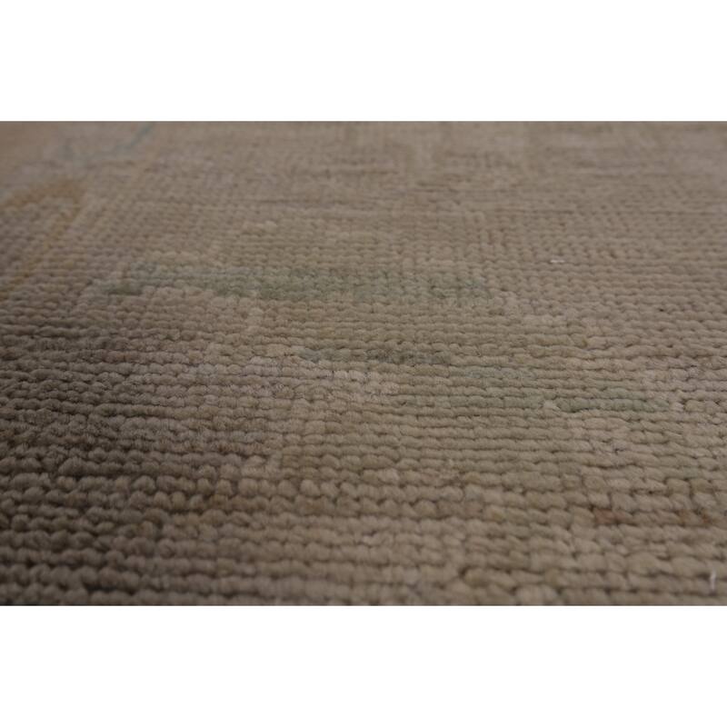 Vegetable Dye Oushak Oriental Area Rug Hand-Knotted Wool Carpet - 8'5"x 10'0"