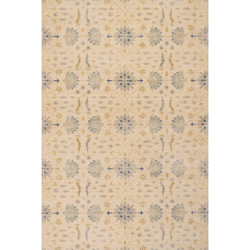 Nuloom Calessa Floral Transitional Area Rug - 6' x 9' - Cream - Rectangle