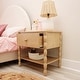 preview thumbnail 9 of 33, Max and Lily Jenny Lind Nightstand with 1 Drawer and Bottom Shelf