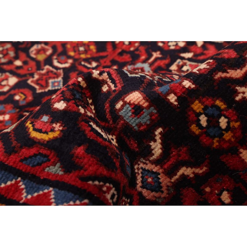 ECARPETGALLERY Hand-knotted Andelz Navy Wool Rug - 3'11 x 10'8