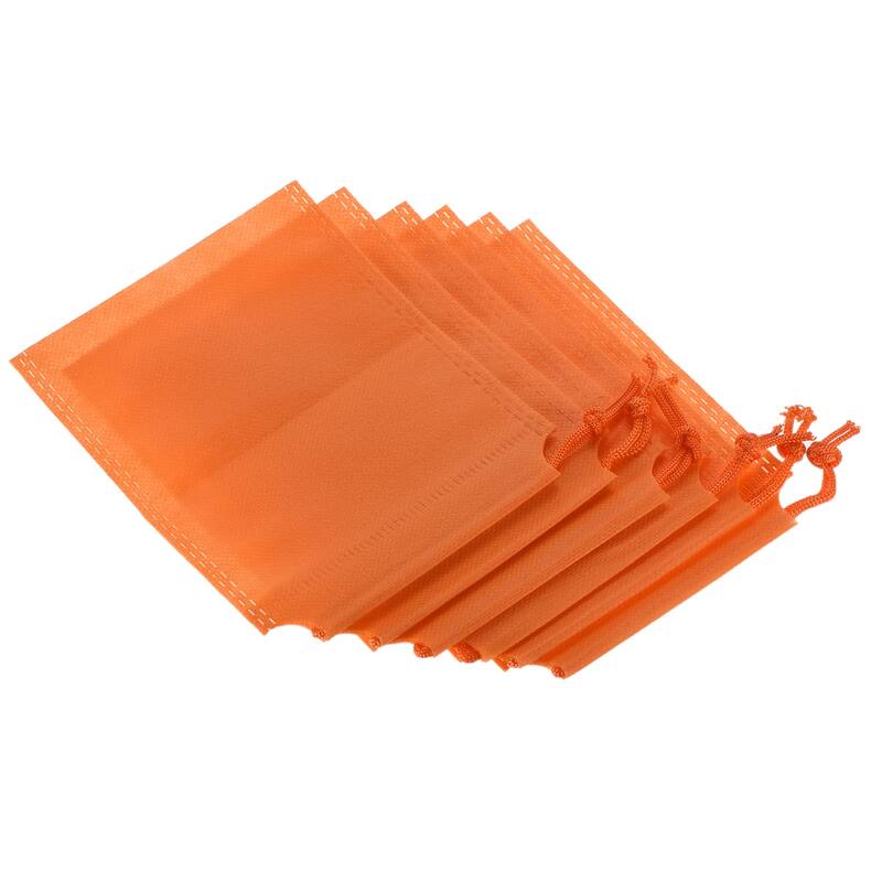 Single Drawstring Storage Bag Fiber Cloth, 6Pcs