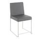 Option Grey Faux Leather