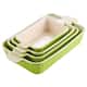 MALACASA Series Bake.Bake, Rectangle Porcelain Bakeware Set