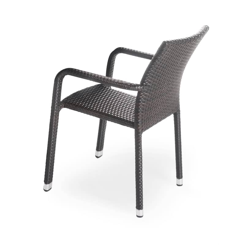 Christopher Knight Home Joyce Outdoor Wicker Dining Chairs (Set of 2)
