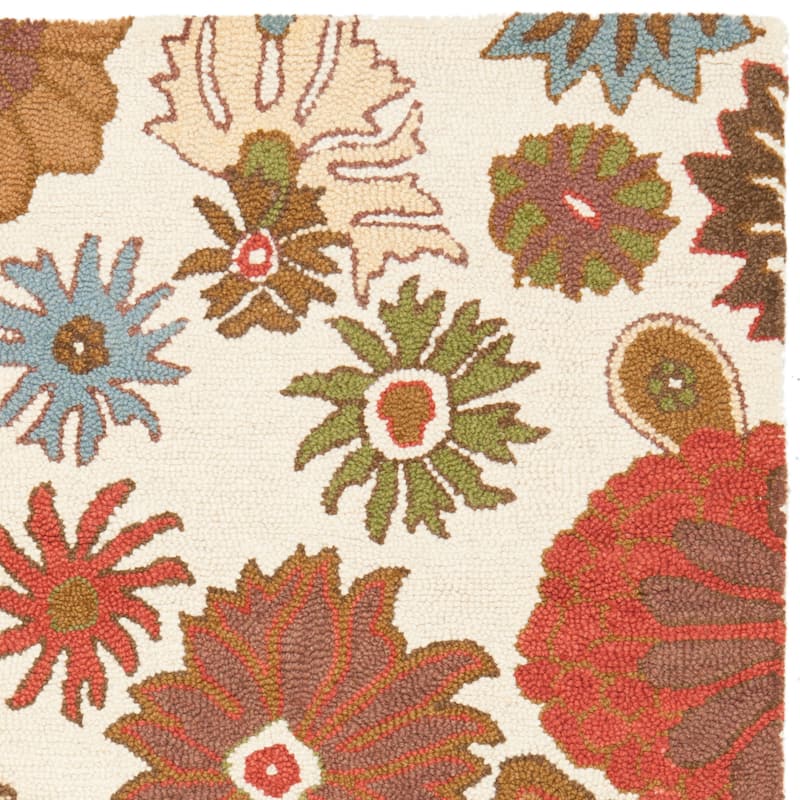 SAFAVIEH Handmade Blossom Arpita Modern Floral Wool Rug