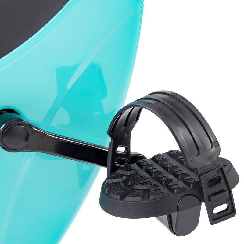 Folding Exercise Bike, Fitness Upright and Recumbent X Bike with 10 Level Adjustable Resistance, Arm Bands and Backrest