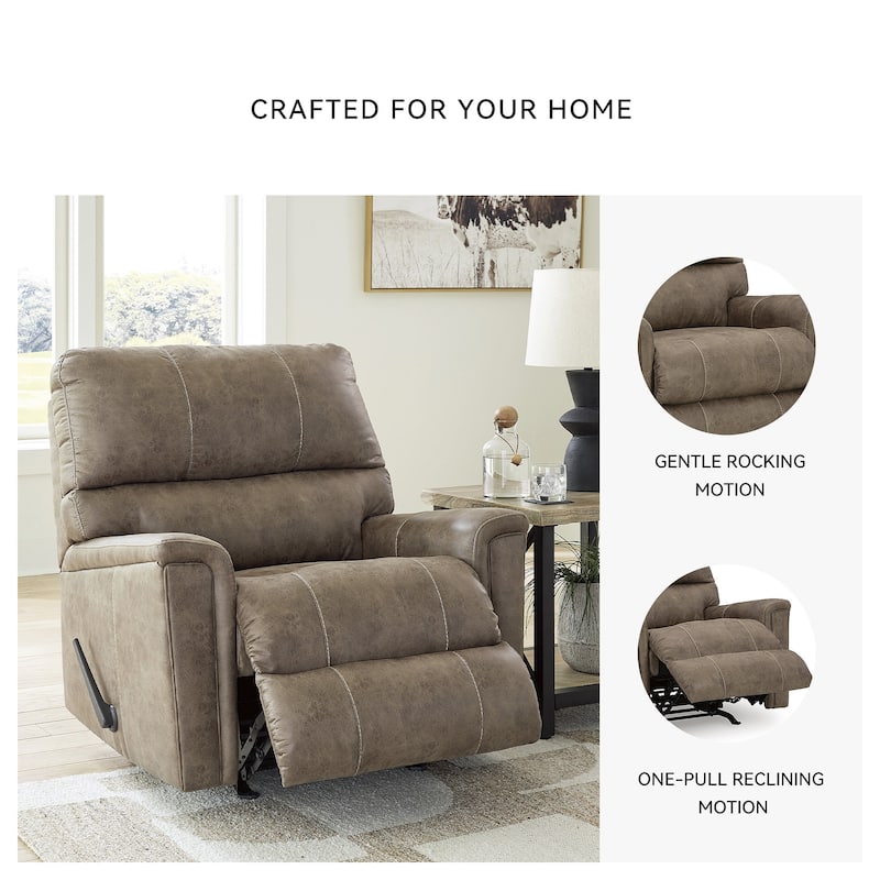 Signature Design by Ashley Navi Brown/Beige Recliner
