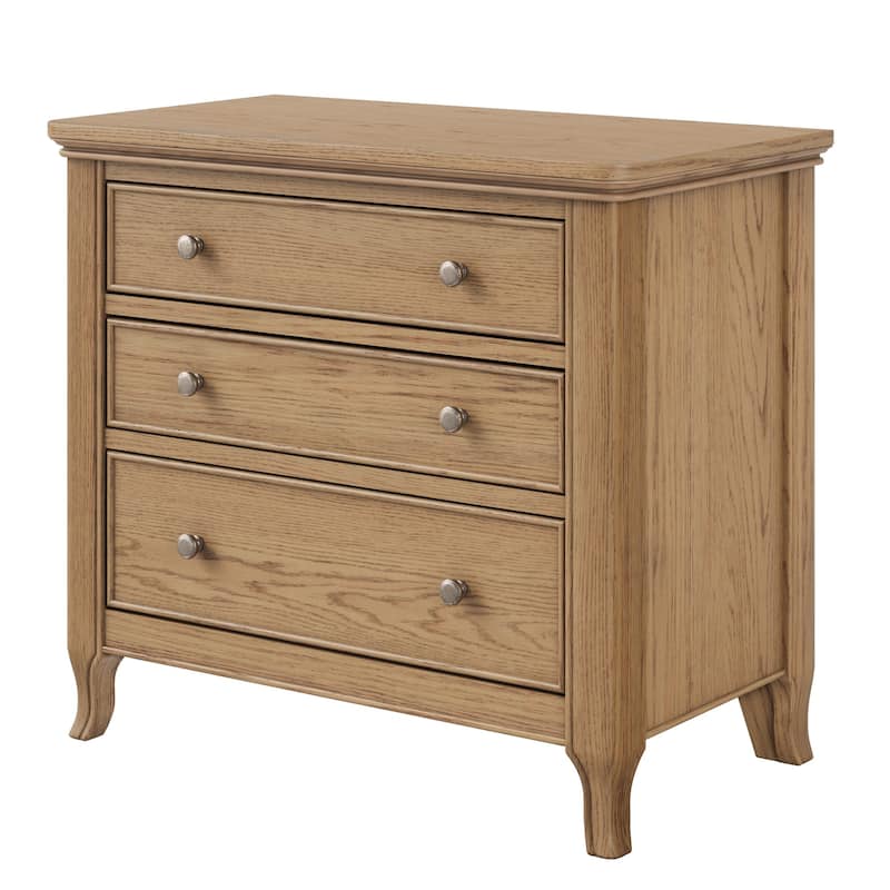 Mid-century Modern Nightstand with Drawers