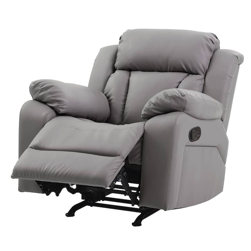Copper Grove Sorgenfri Faux Leather Rocker Recliner Chair