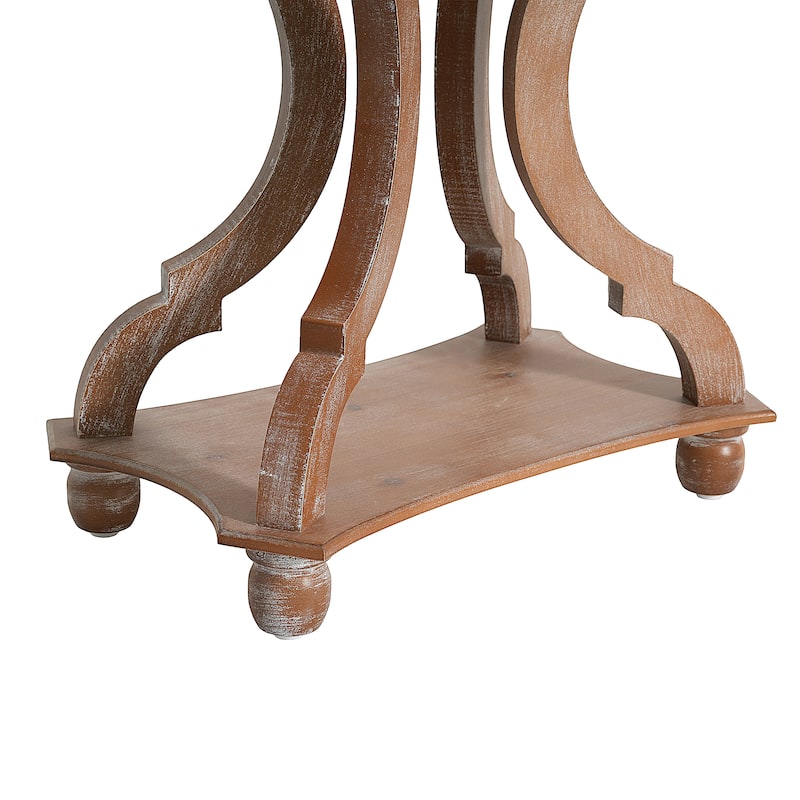Ouray French Country Accent Table with Rectangular Top by Christopher Knight Home