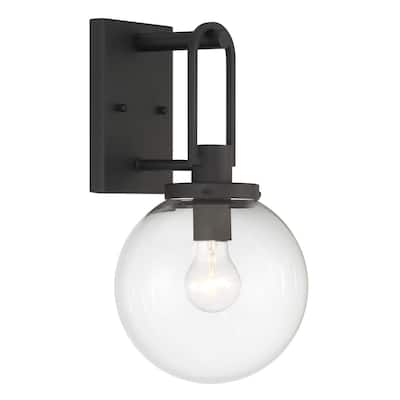 The Great Outdoors 73361 Wenston 15" Tall Outdoor Wall Sconce with