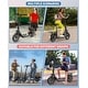preview thumbnail 8 of 8, Foldable Electric Scooter with Seat and Basket for Adults