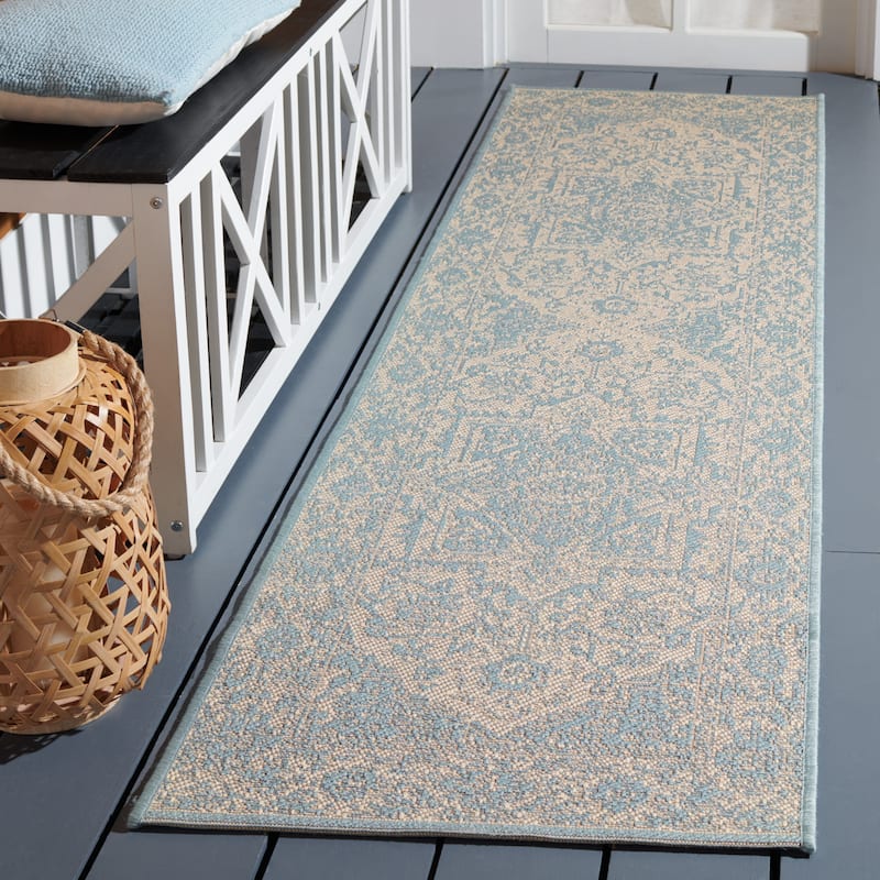 SAFAVIEH Linden Karol Indoor/ Outdoor Waterproof Patio Backyard Rug