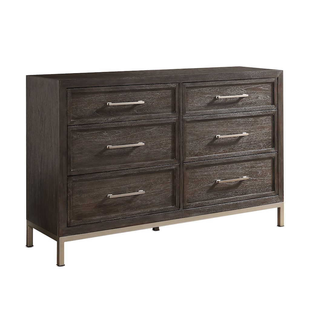 Steve Silver Bremond Walnut 6-drawer Dresser
