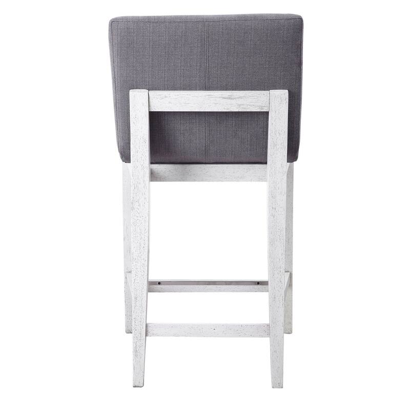 Uttermost Brazos 21" Wide Polyester Upholstered Contemporary Counter