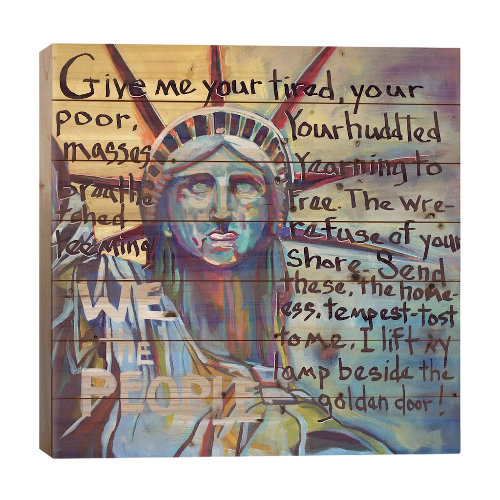 Home Print On Wood by David Hinds - Multi-Color