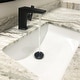 preview thumbnail 25 of 31, Novatto NP-U193902 Rectangular Undermount White Porcelain Sink with Overflow Drain Options, 18 x 13-inches