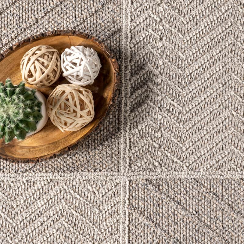 Nuloom Tieve Modern Checkered Area Rug