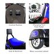 preview thumbnail 9 of 15, Kids Ride On Motorcycle Toy, 3-Wheel Chopper with LED Headlights, Battery-Powered Harley