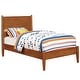 preview thumbnail 14 of 13, Furniture of America Fopp Mid-Century Modern Wood Teen Platform Bed