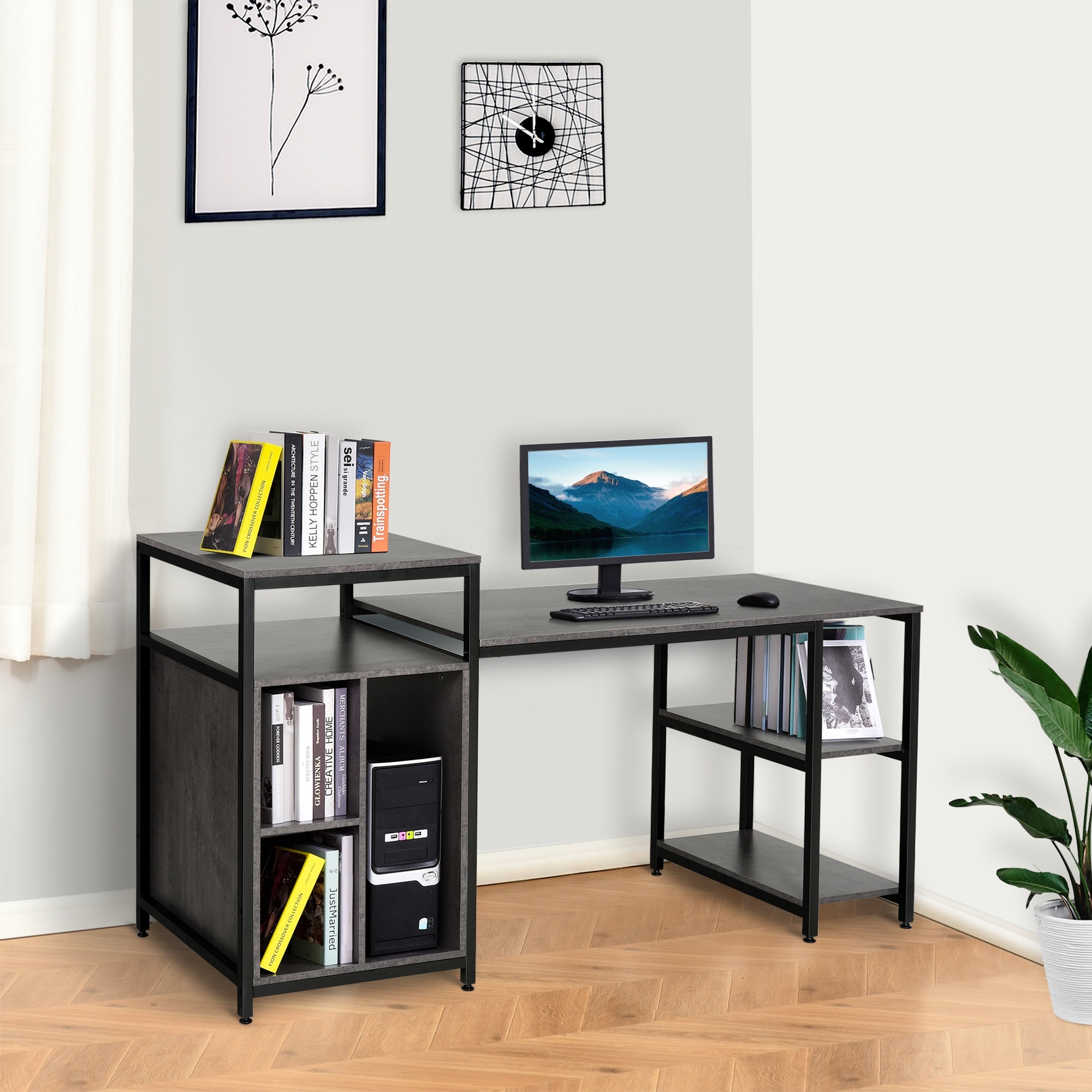 Homcom office clearance workstation