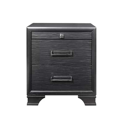 Nightstand with 3 Drawers