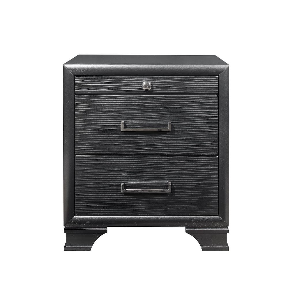 Nightstand with 3 Drawers