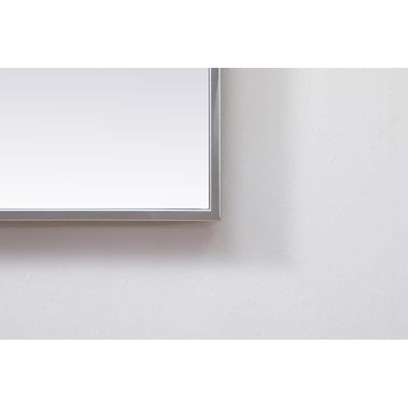 Indigo Home Metal Frame Square Mirror 48 inch