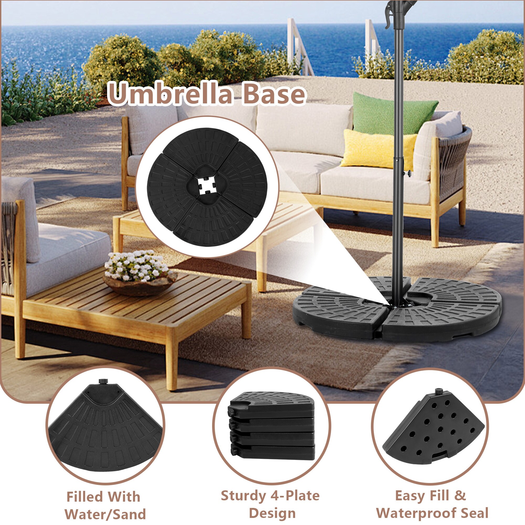 decorative outdoor patio umbrellas Fringe Patio Umbrella