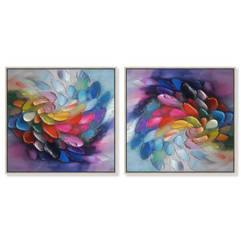 Cloudborn Glow II Canvas by Art Remedy - 36" x 24" - White