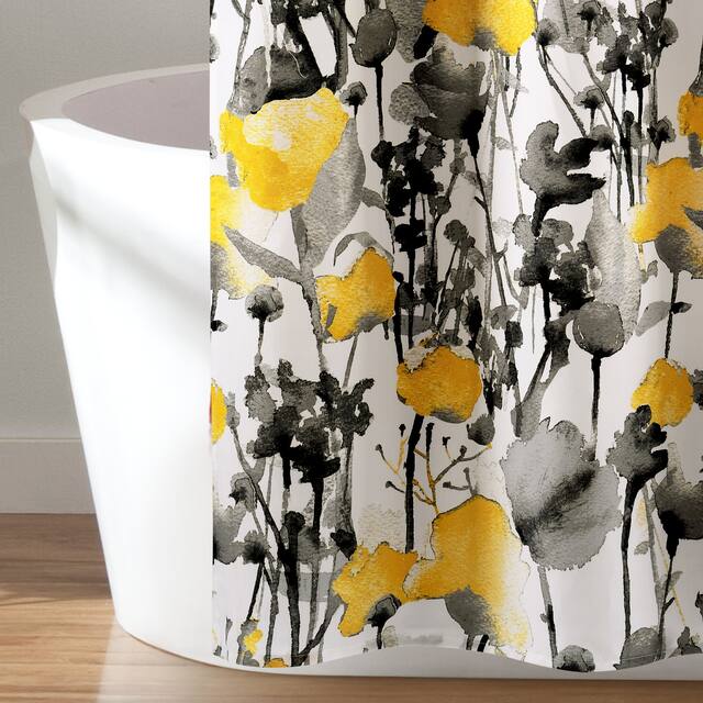 The Curated Nomad Luminet Flora Shower Curtain