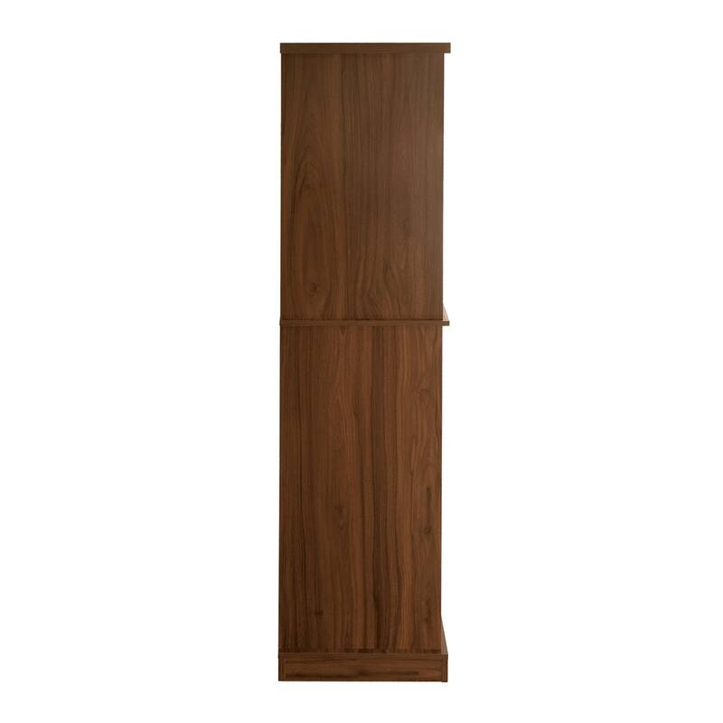 4 Door Storage Cabinet with 1 Drawer, with 4 Adjustable Inner Shelves