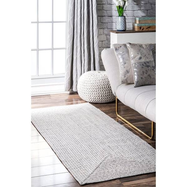 Shop Nuloom Handmade Casual Solid Braided Rug On Sale