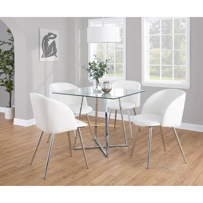 Silver Orchid Harding Upholstered Dining Chairs (Set of 2)