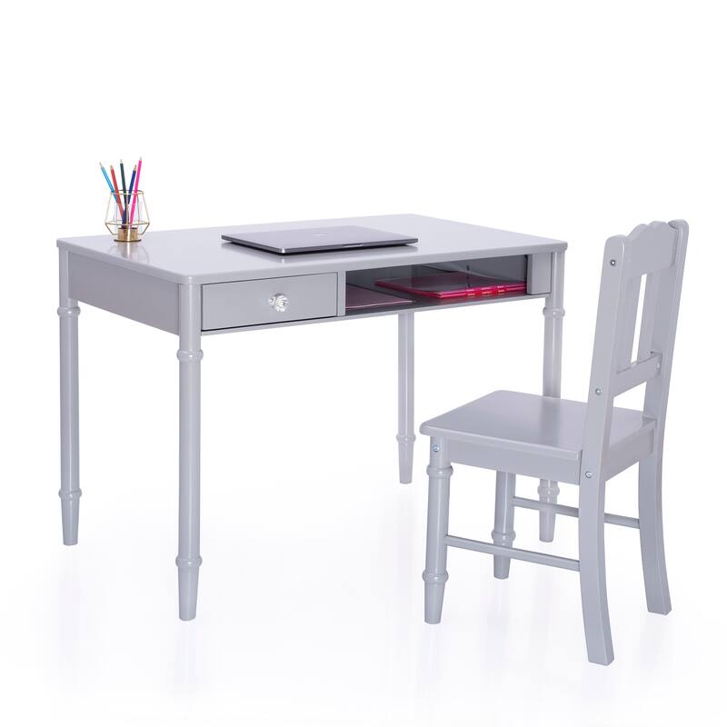 Guidecraft Kids' Dahlia Desk and Chair
