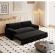 preview thumbnail 23 of 82, 66" Queen Pull Out Sofa Bed, 3-in-1 Convertible Sleeper Sofa with Side Storage