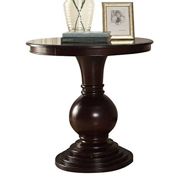 Alyx Accent Table, Espresso - 26 H x 26 W x 26 L Inches