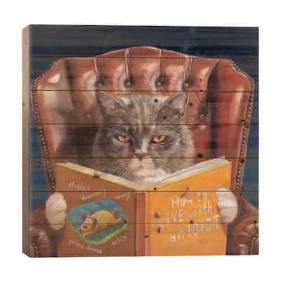 Home Improvement Print On Wood by Lucia Heffernan - Multi-Color
