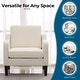 preview thumbnail 90 of 133, VINGLI Mid Century Modern Fabric Accent Chair