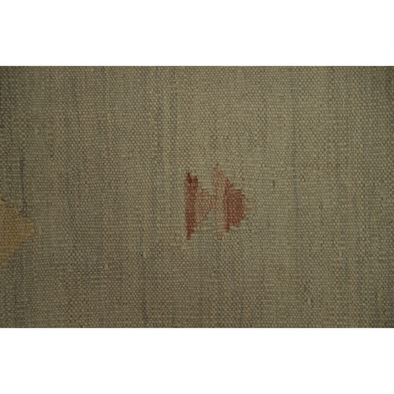 Hand Woven Oriental 100% Wool Carpet Southwestern Tribal Greys & Charcoal Kilim Area Rug - 5' 6'' X 3' 2''