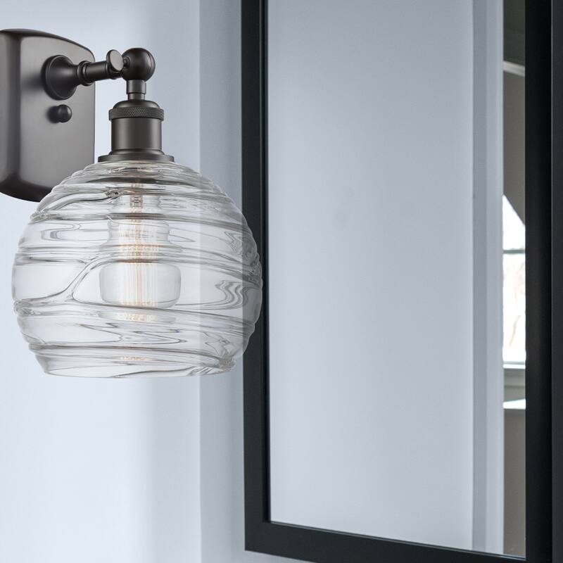 Innovations Lighting Athens Deco Swirl - 1 Light 8" Sconce