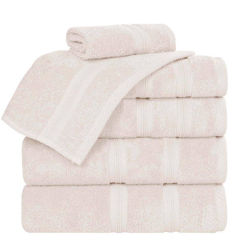 Superior Smart Dry Zero Twist Cotton 6-Piece Assorted Towel Set